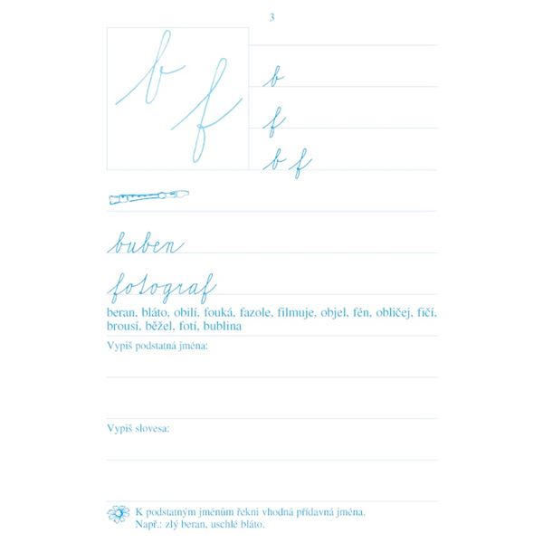 Psaní a mluvnická cvičení 3.r. - sešit 1 - elektronická učebnice (1 rok)