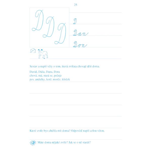 Psaní a mluvnická cvičení 3.r. - sešit 1 - elektronická učebnice (1 rok)