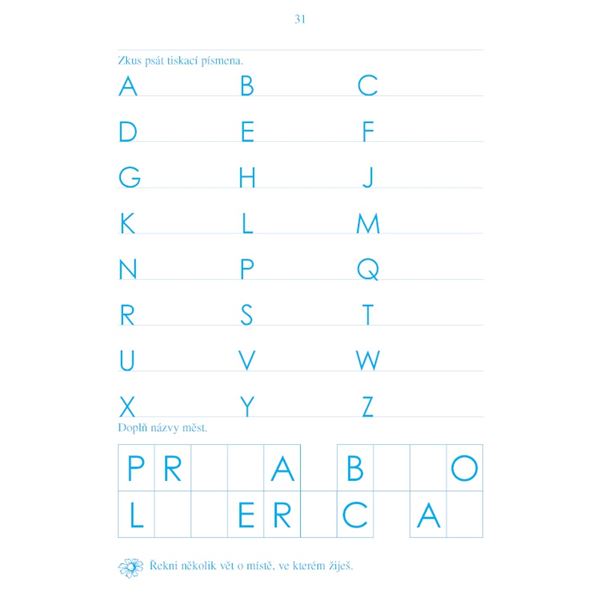 Psaní a mluvnická cvičení 3.r. - sešit 1 - elektronická učebnice (1 rok)