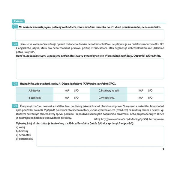 Ekonomika 1 + 2 – pro ekonomicky zaměřené obory SŠ