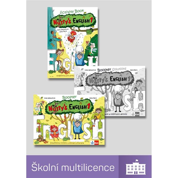 Nutty´s English 1 – učitelská licence (platnost 14 měsíců)
