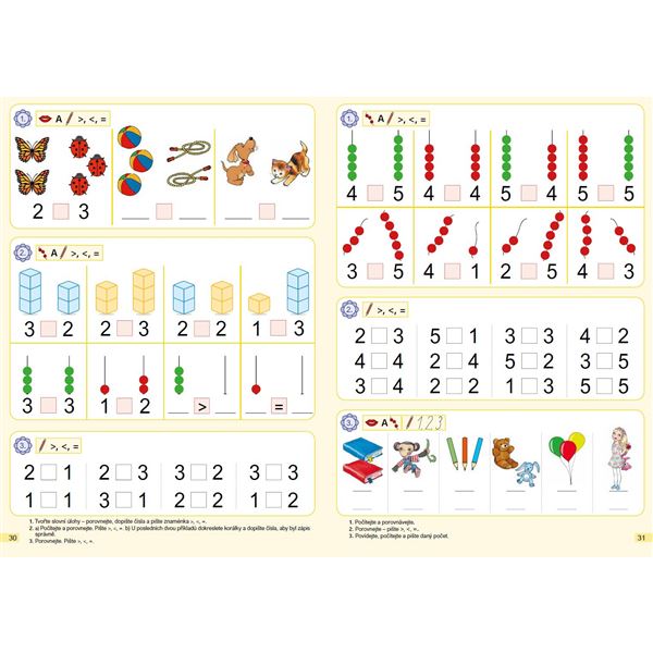 Matematika 1 - 1. díl - Počítáme s Emou a Hopem - pracovní učebnice