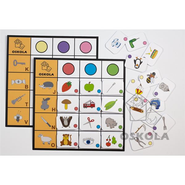 První hláska ve slově - Logopedické tabulky