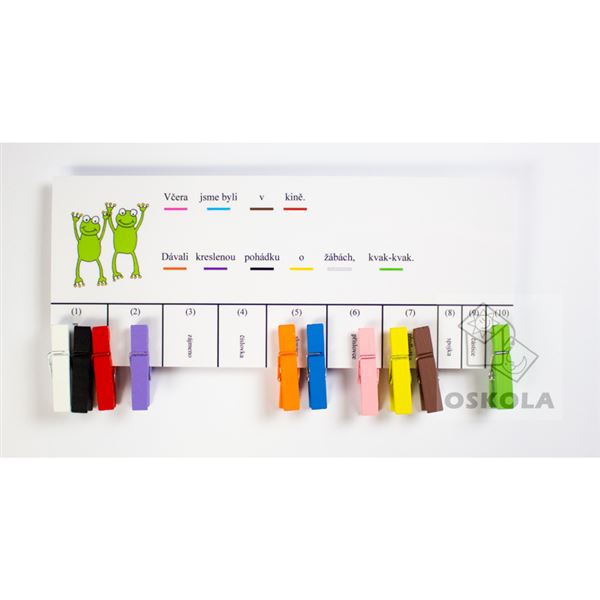 Slovní druhy s kolíčky