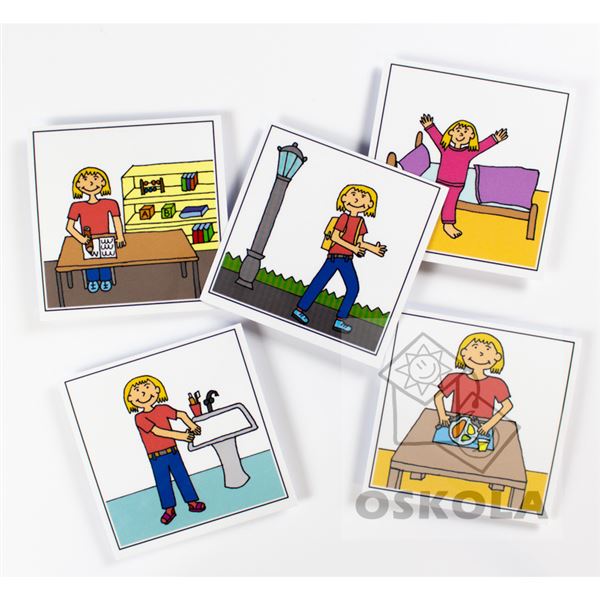 Činnosti během dne - holka