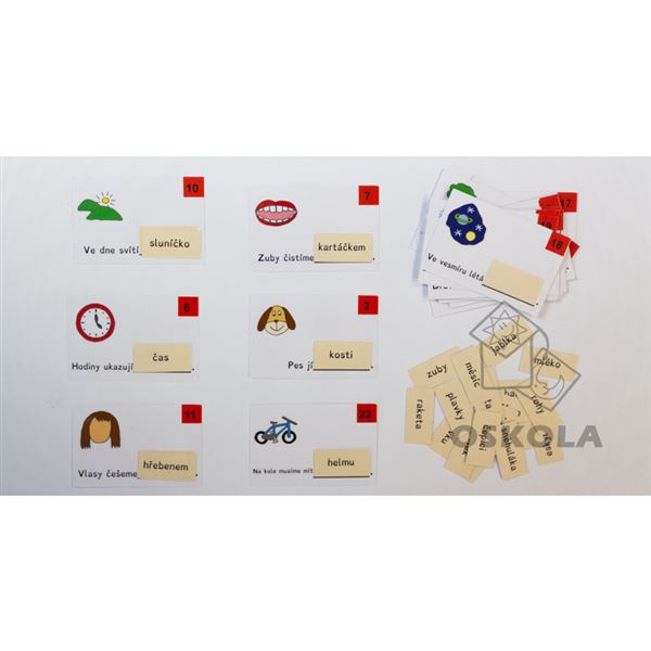 Doplňování vět - podstatná jména