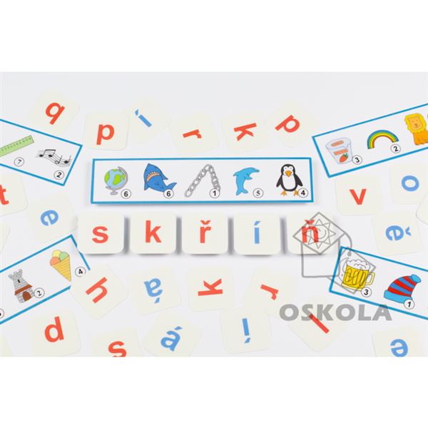 Skrytá slova pokročilá 1 - Montessori