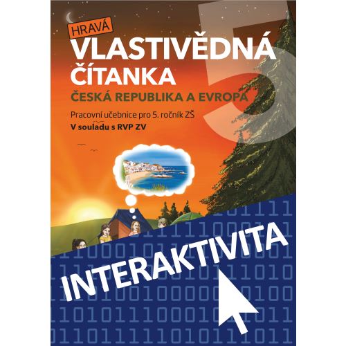 Interaktivní sešit Hravá vlastivědná čítanka 5 - Česká republika a Evropa