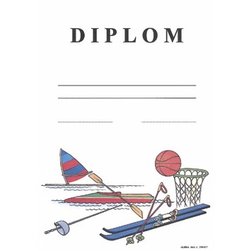 Diplom sportovní hry A4