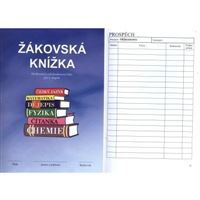 Žákovská knížka MODRÁ - hodnocení a sebehodnocení s vyznačenými předměty