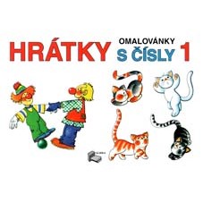 Omalovánky Hrátky s čísly 1 - čísla 1, 2, 3, 4, 5