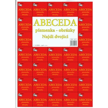 Najdi dvojici - Abeceda písmenka - obrázky (pexeso)
