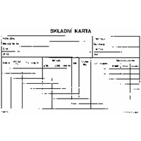 Skladní karta A5 karton