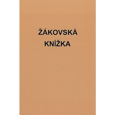 Žákovská knížka pro SOU