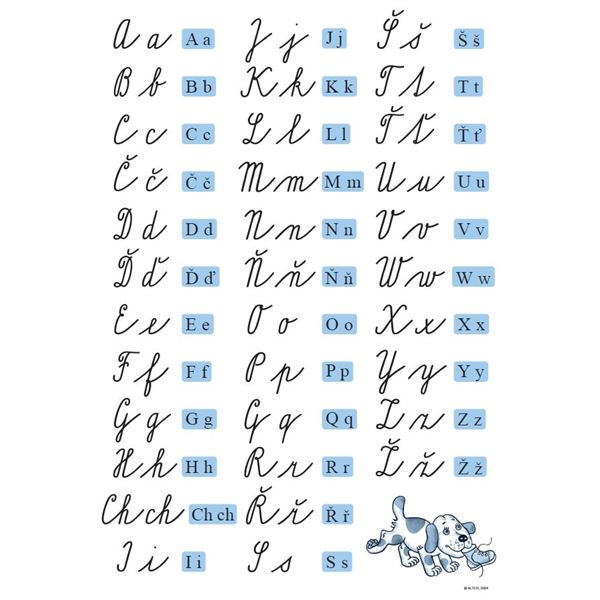 Abeceda - nástěnná tabule pro 1. ročník