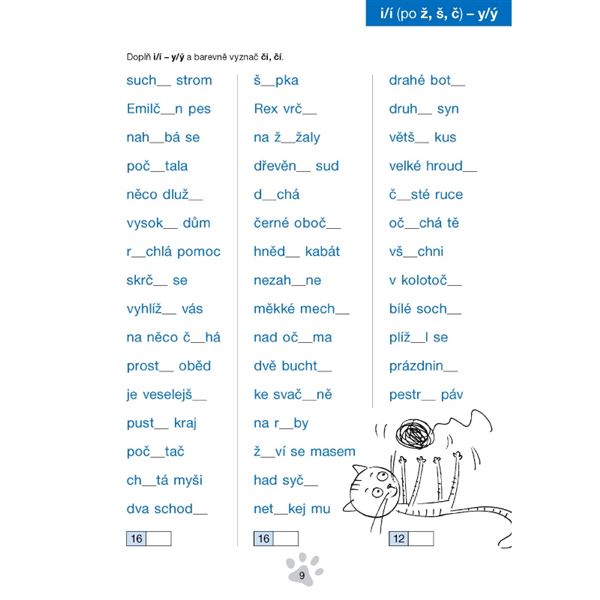 Pravopisné pětiminutovky pro 2. ročník