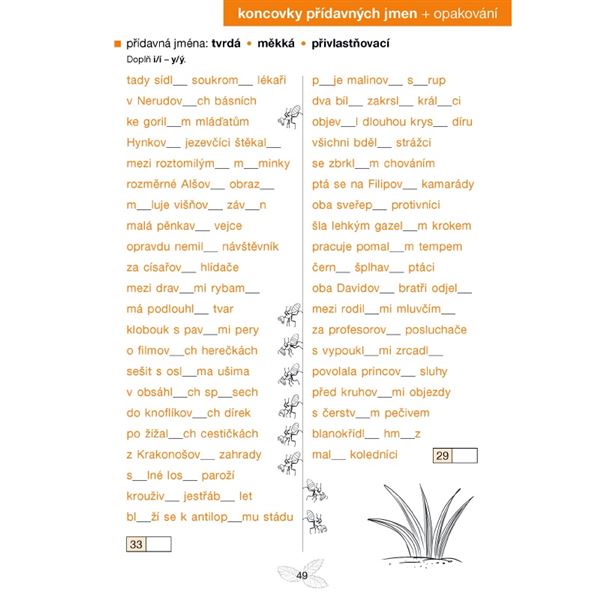 Pravopisné pětiminutovky pro 5. ročník