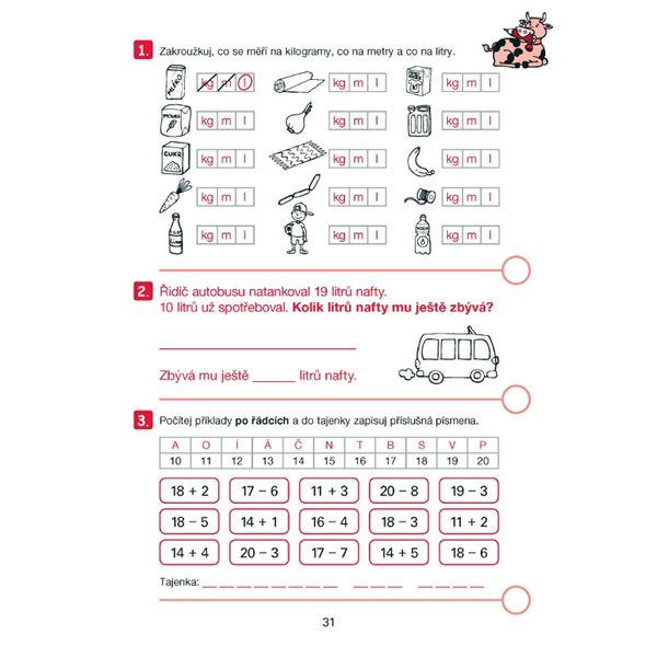 Moje počítání 2 -  počítání do 20 bez přechodu