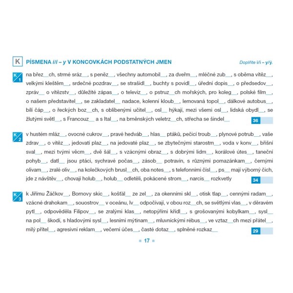 Pravopisné pětiminutovky pro 6. ročník