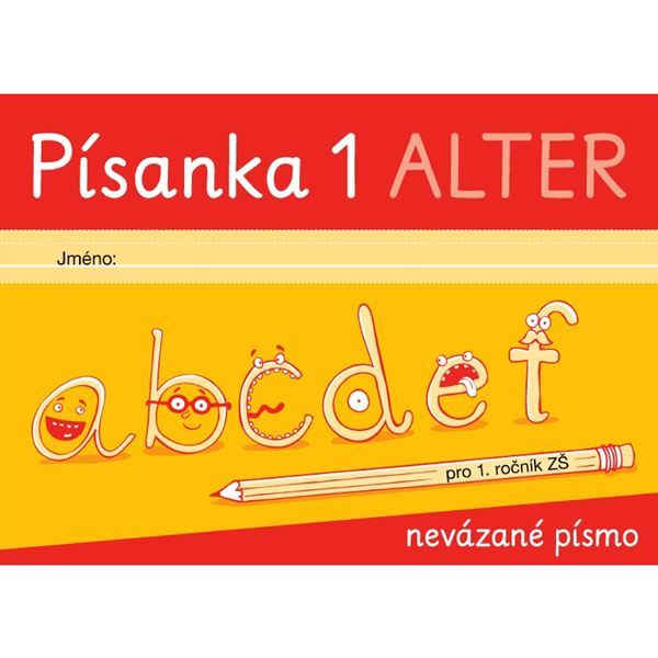 Písanka 1/1 - nevázané písmo