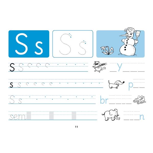 Písanka 1/1 - nevázané písmo