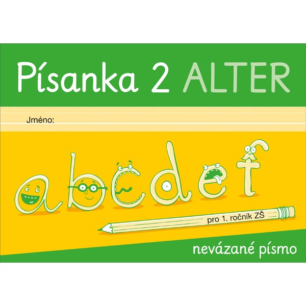 Písanka 1/2 - nevázané písmo
