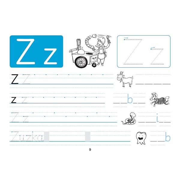 Písanka 1/2 - nevázané písmo