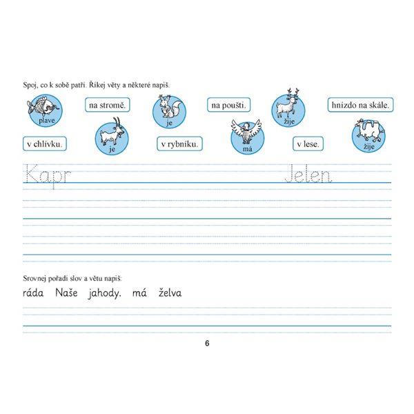 Písanka 1/3 - nevázané písmo