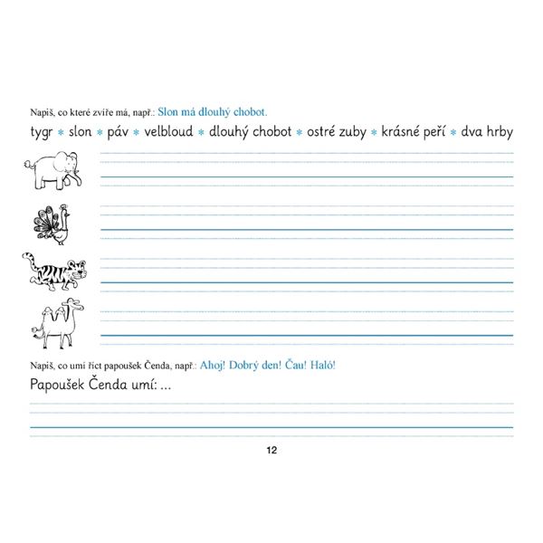 Písanka 1/3 - nevázané písmo