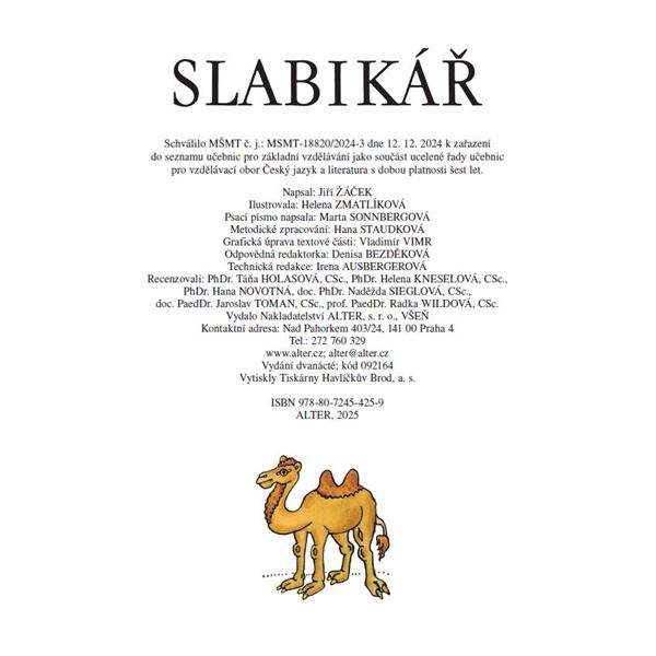 Slabikář – nové vydání