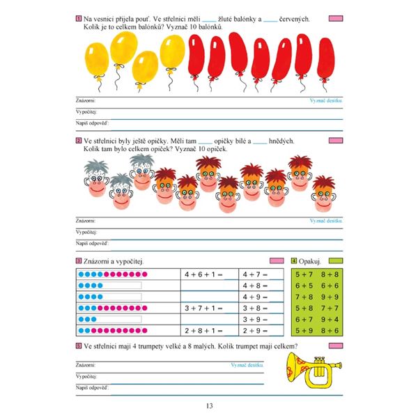 Matematika sešit 4/A