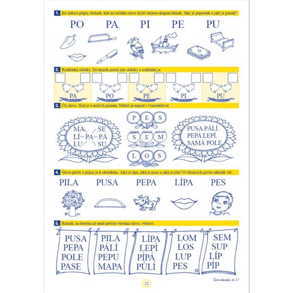 Pracovní sešit k Živé abecedě
