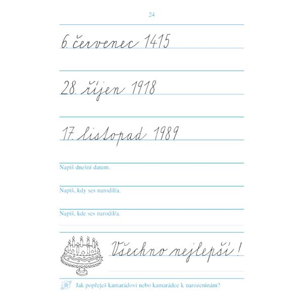 Psaní a mluvnická cvičení 2.r. - sešit 1