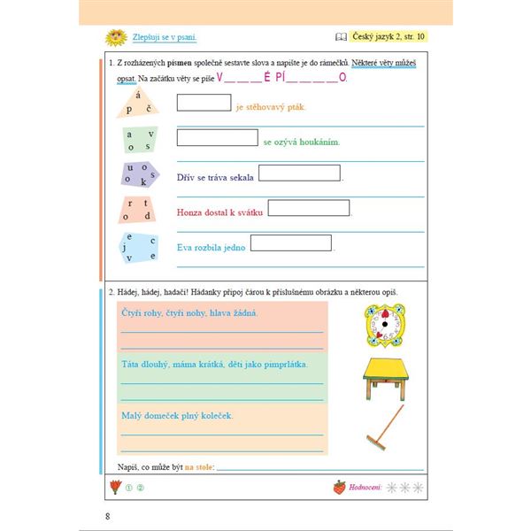 Pracovní sešit k učebnici Český jazyk 2 - 1. díl