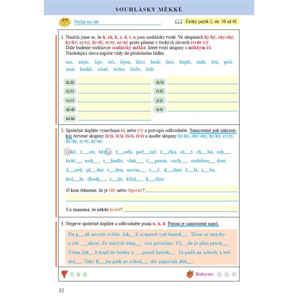 Pracovní sešit k učebnici Český jazyk 2 - 1. díl