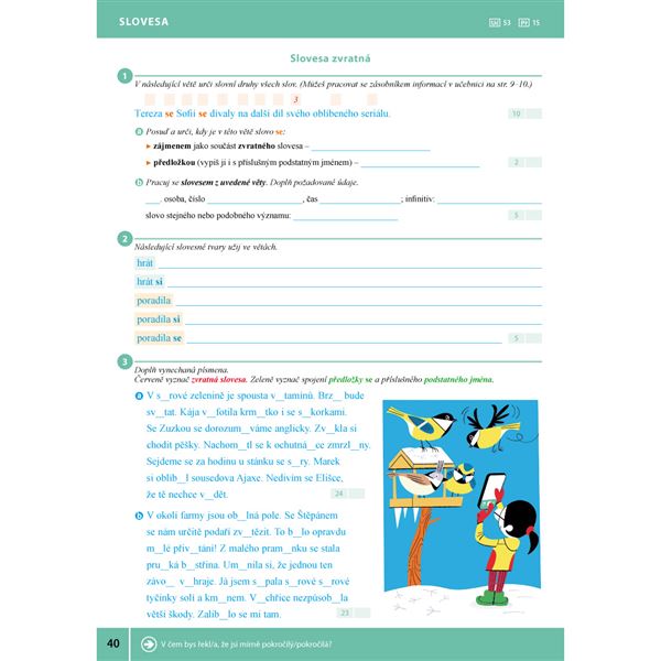 Pracovní sešit k učebnici Český jazyk 4 - 1. díl