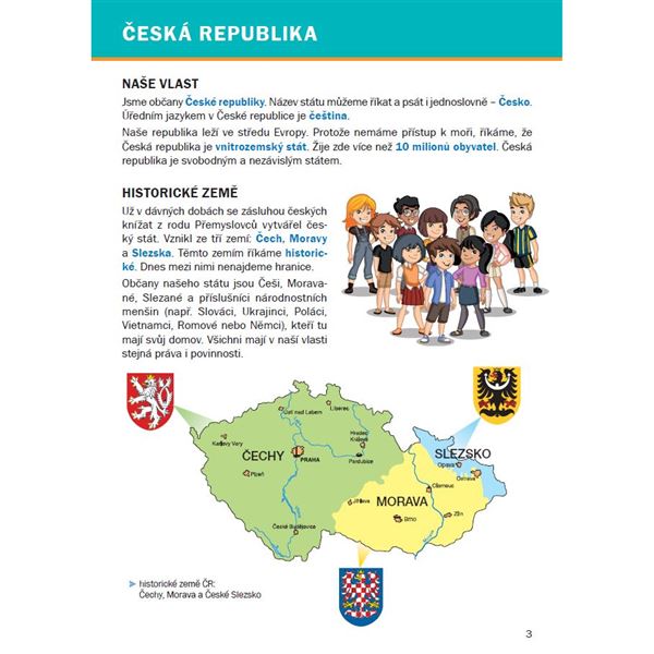 Vlastivěda Naše vlast - samostatná učebnice