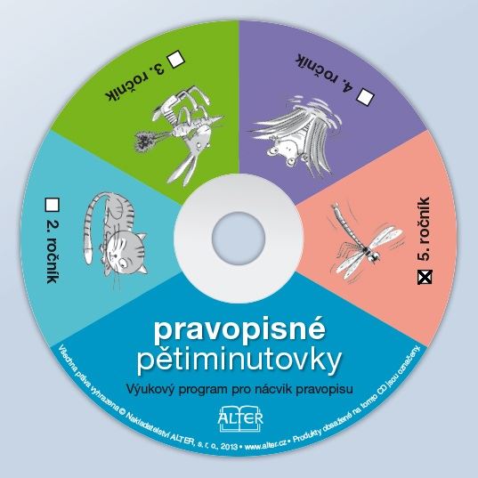 Pravopisné pětiminutovky 5 (CD-ROM) - multilicence