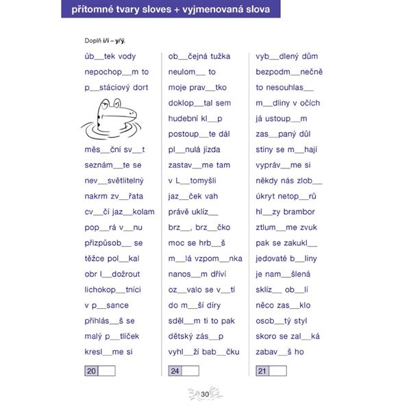 Pravopisné pětiminutovky pro 4. ročník - elektronická učebnice (1 rok)