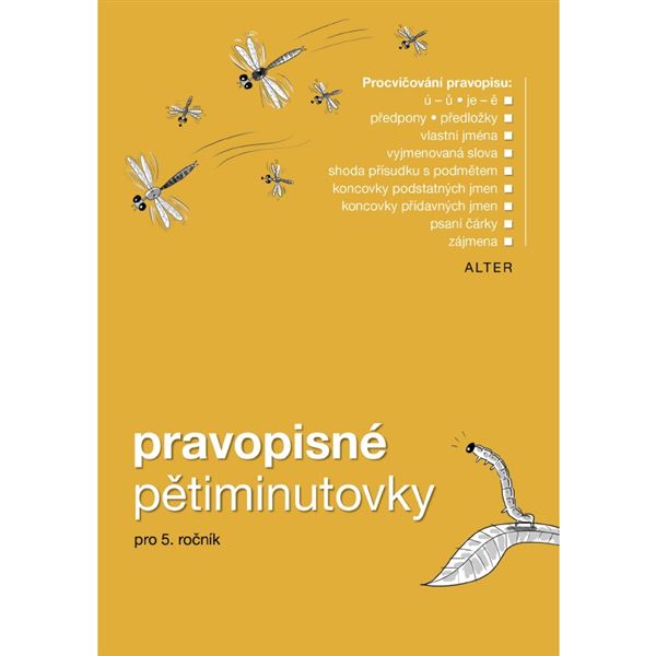 Pravopisné pětiminutovky pro 5. ročník - elektronická učebnice (1 rok)