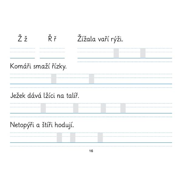 Písanka 1/2 - nevázané písmo - elektronická učebnice (1 rok)