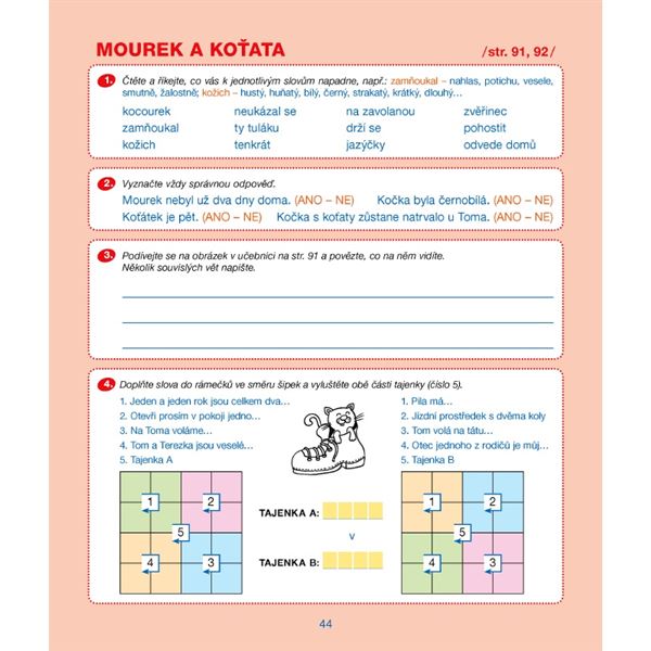 Pracovní sešit k Malému čtenáři- elektronická učebnice (1 rok)