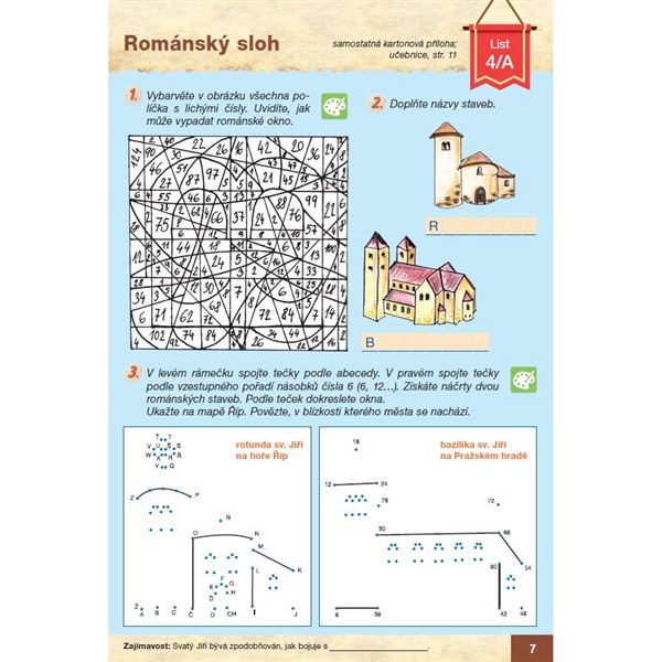 Pracovní listy k učebnici Obrazy ze starších českých dějin - el.multilicence pro školy (12 měsíců + 6 zdarma)
