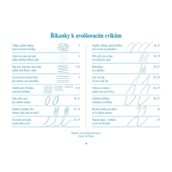 Písanka I - Uvolňovací cviky - elektronická učebnice (1 rok)