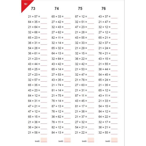 Matematické pětiminutovky II - elektronická učebnice (12 měsíců + 6 zdarma)