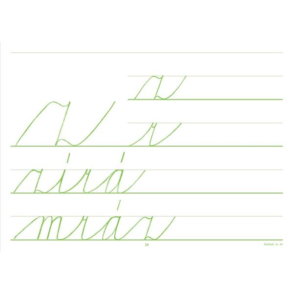 Písanka III - Písmena - elektronická učebnice (1 rok)