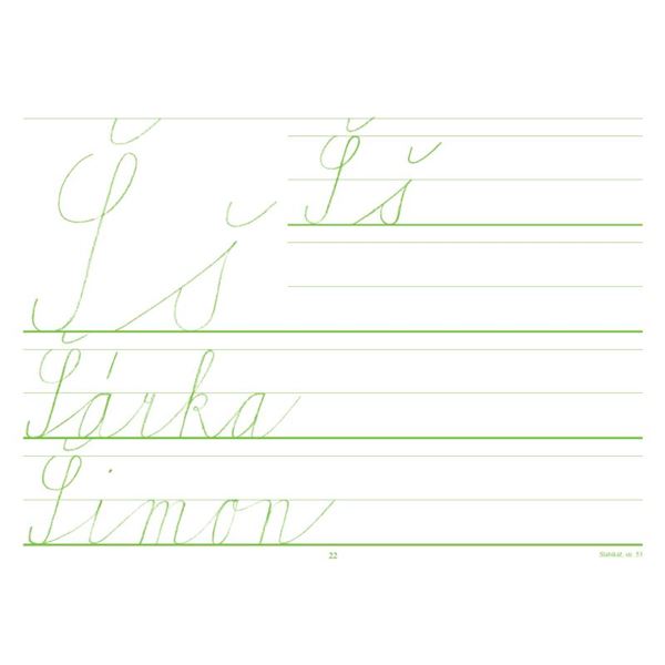 Písanka III - Písmena - elektronická učebnice (1 rok)