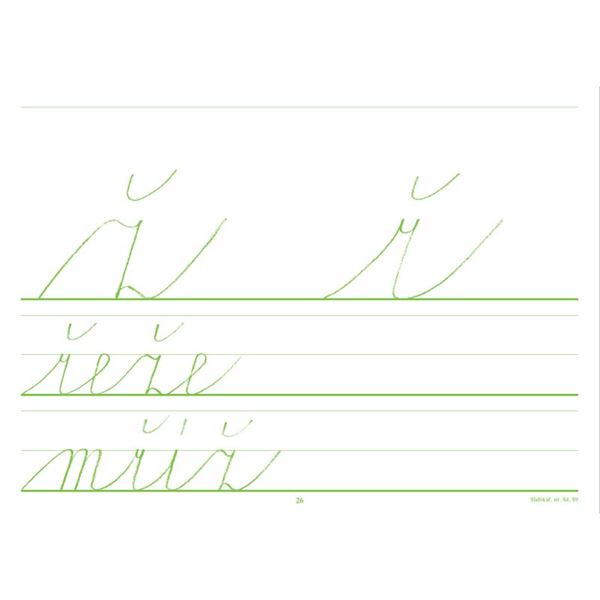 Písanka III - Písmena - elektronická učebnice (1 rok)