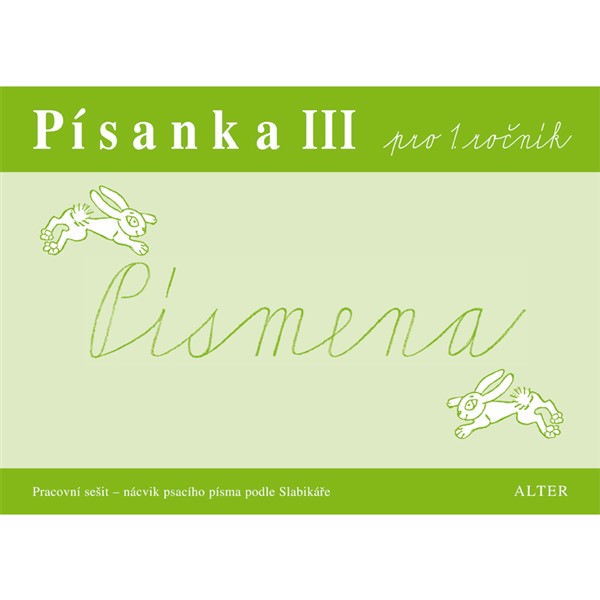 Písanka III - Písmena - elektronická učebnice (1 rok)