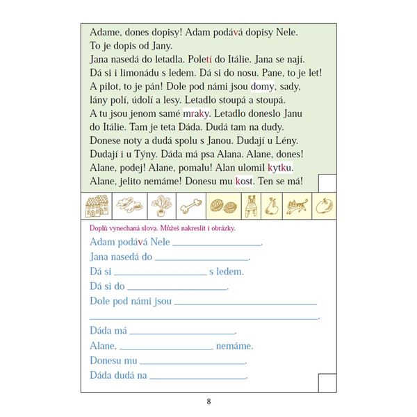 Pracovní sešit - Rozšiřující texty ke Slabikáři - elektronická učebnice (1 rok)